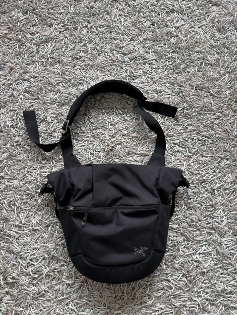 Arcteryx Mistral 8 Shoulder Side bag *Vintage* Black Authentic 2012 *RARE* - Picture 1 of 13